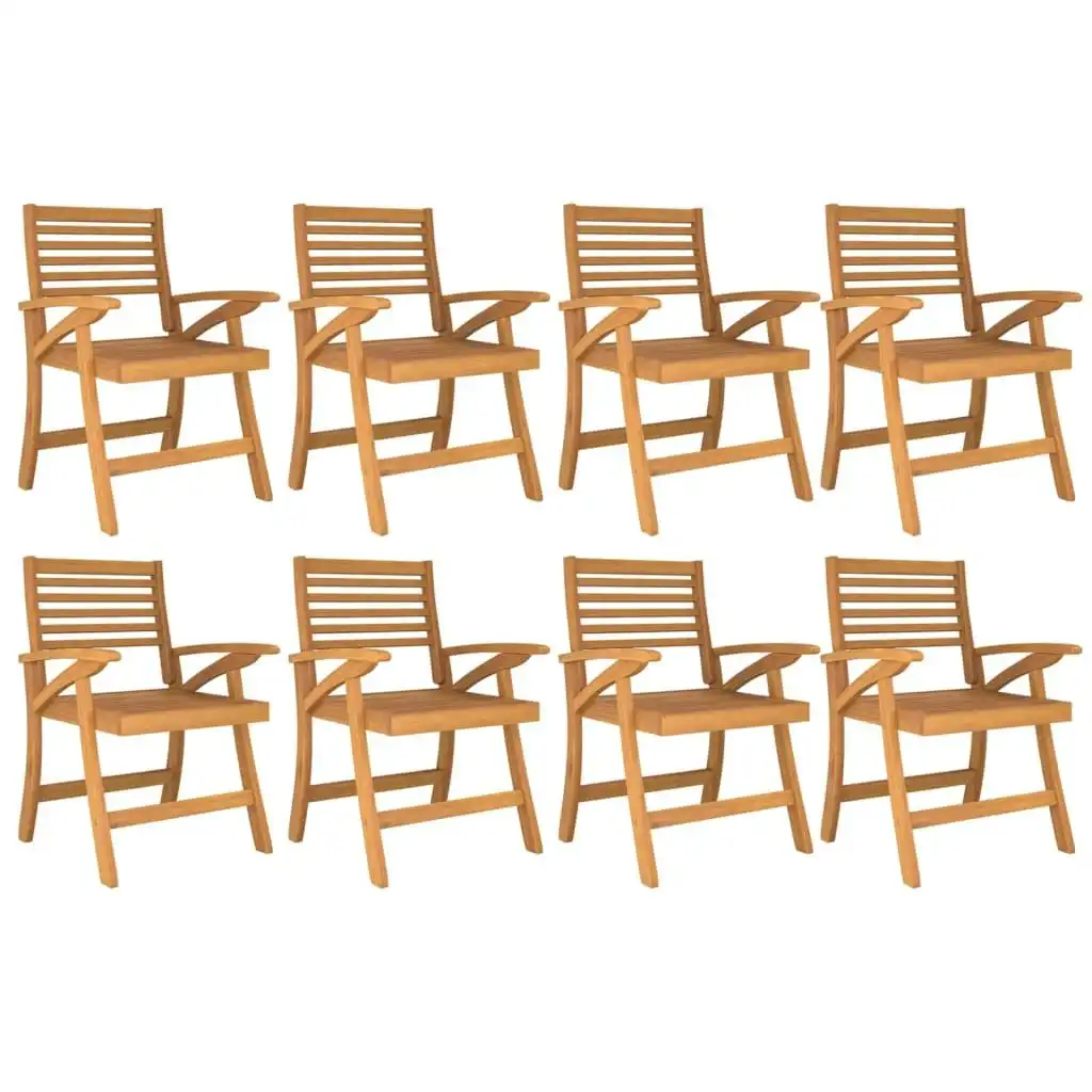 Garden Chairs 8 pcs 58x58x87 cm Solid Wood Acacia 3156870