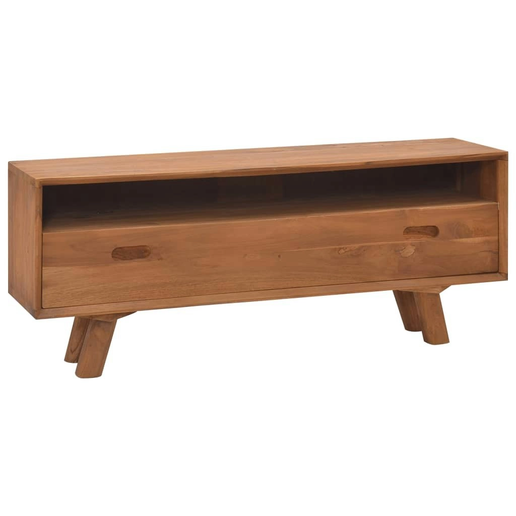 TV Cabinet 110x30x45 cm Solid Teak Wood 326115