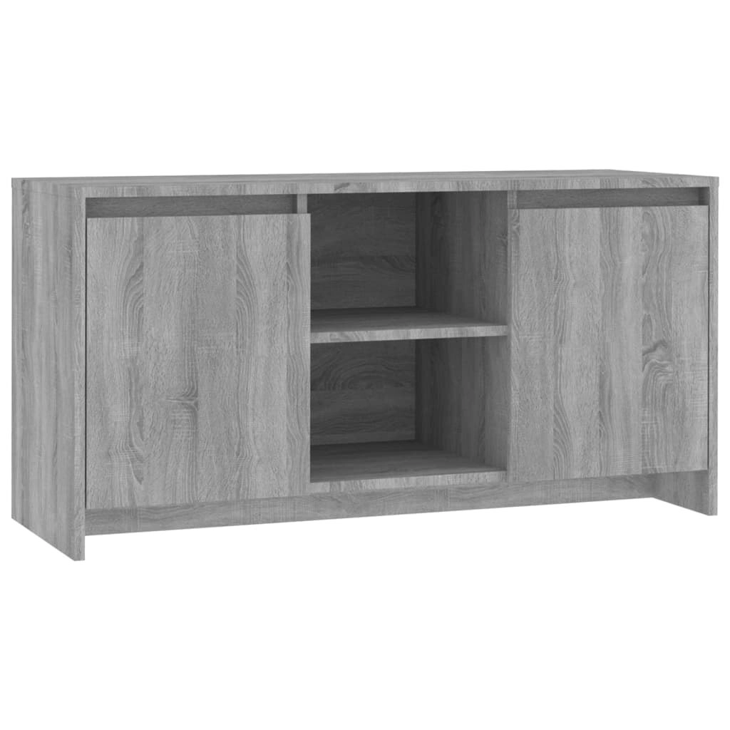 TV Cabinet Grey Sonoma 102x37.5x52.5 cm Engineered Wood 813021