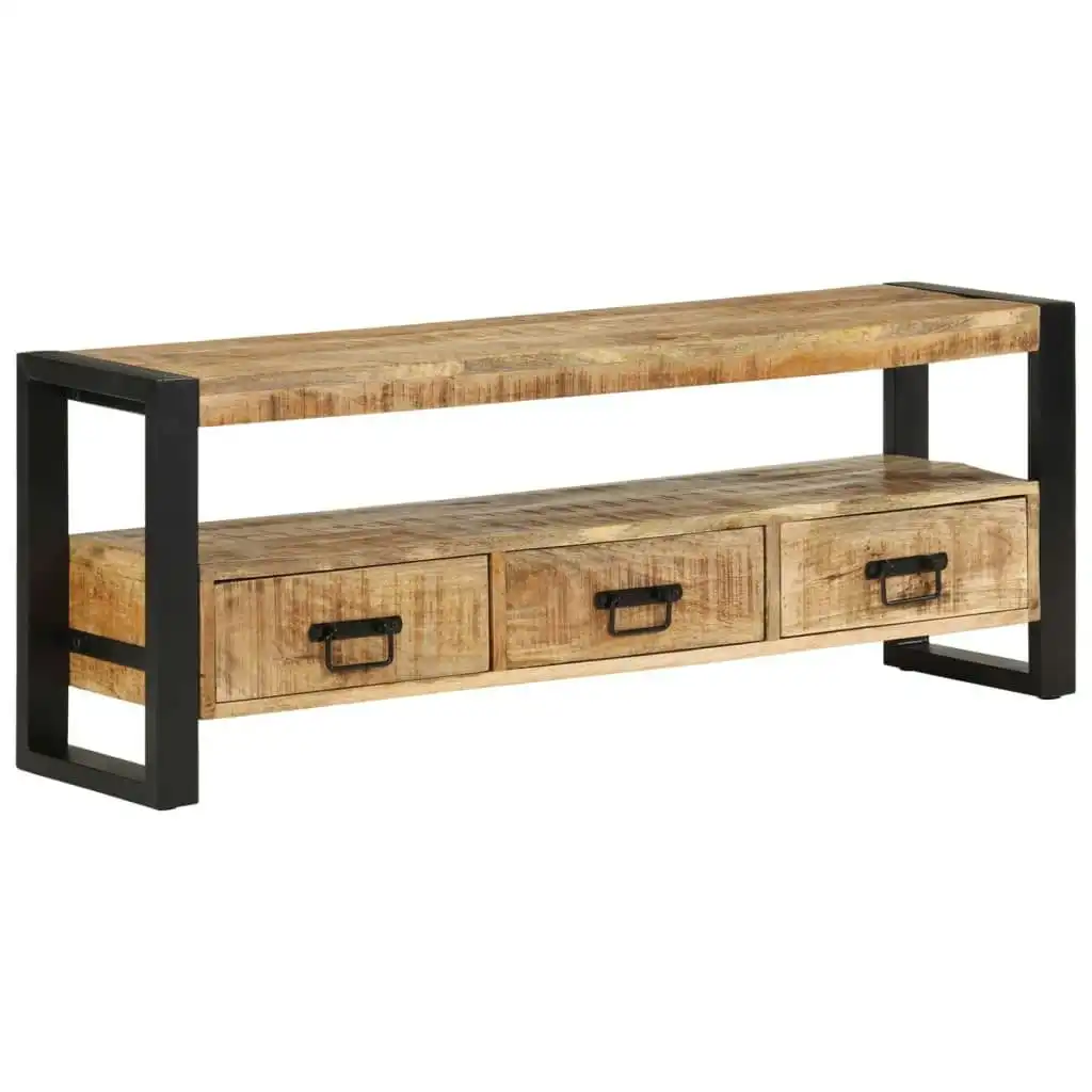 TV Cabinet 120x30x45 cm Solid Wood Mango 351669