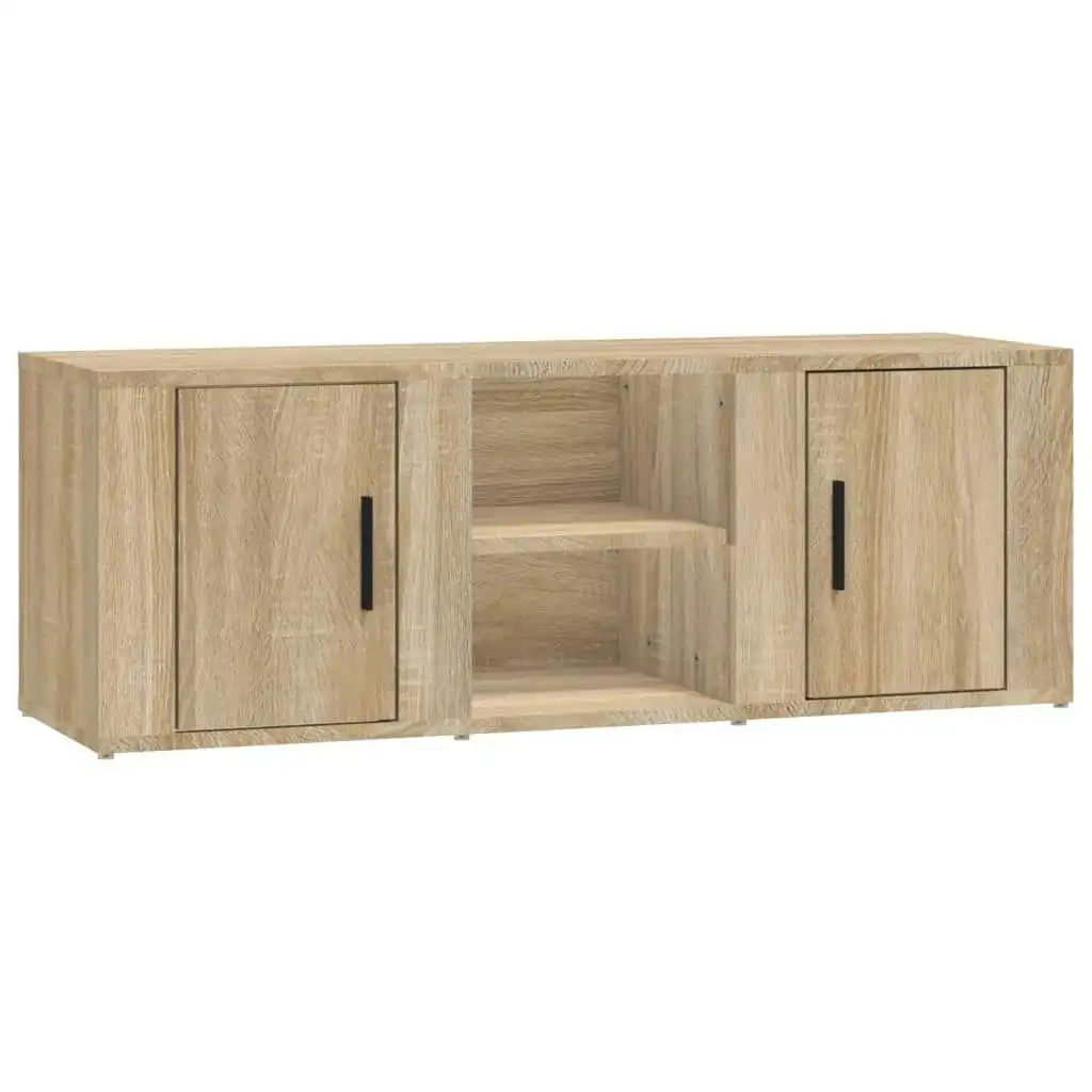 TV Cabinet Sonoma Oak 100x31.5x35 cm Engineered Wood 819431