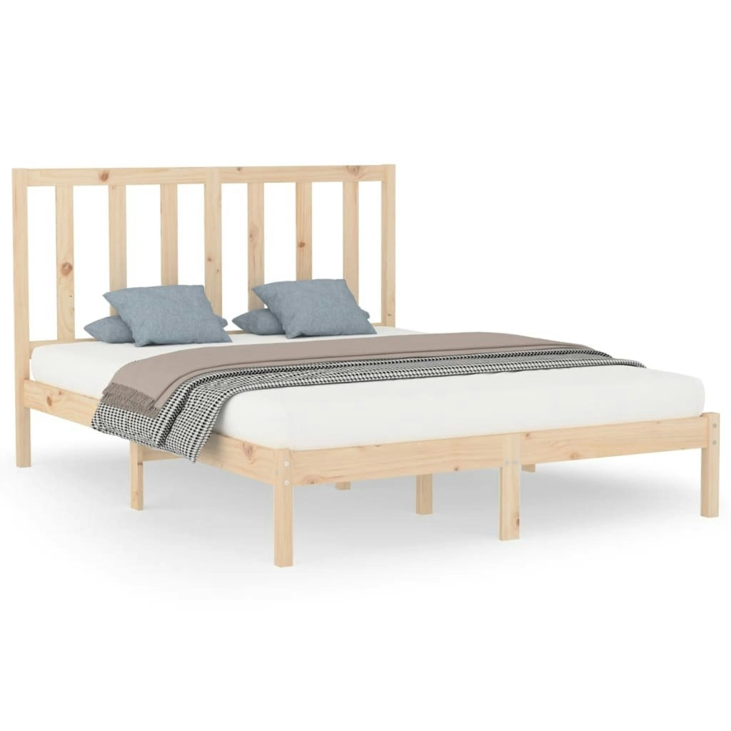 Bed Frame Solid Wood 153x203 cm Queen Size 3106773