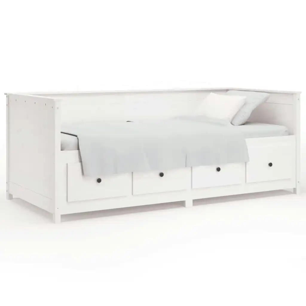 Day Bed without Mattress White 80x200 cm Solid Wood Pine 820907