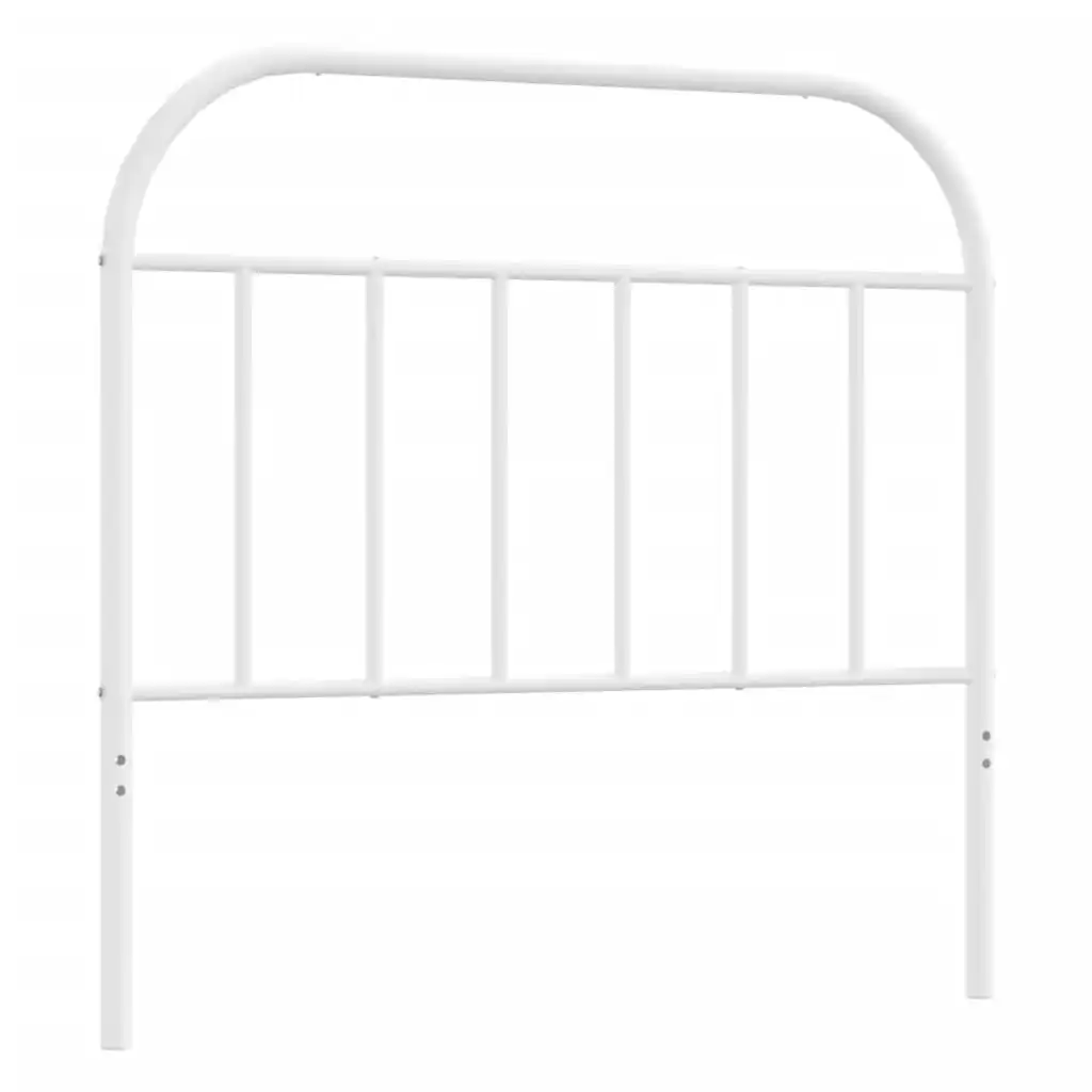 Metal Headboard White 107 cm 353714