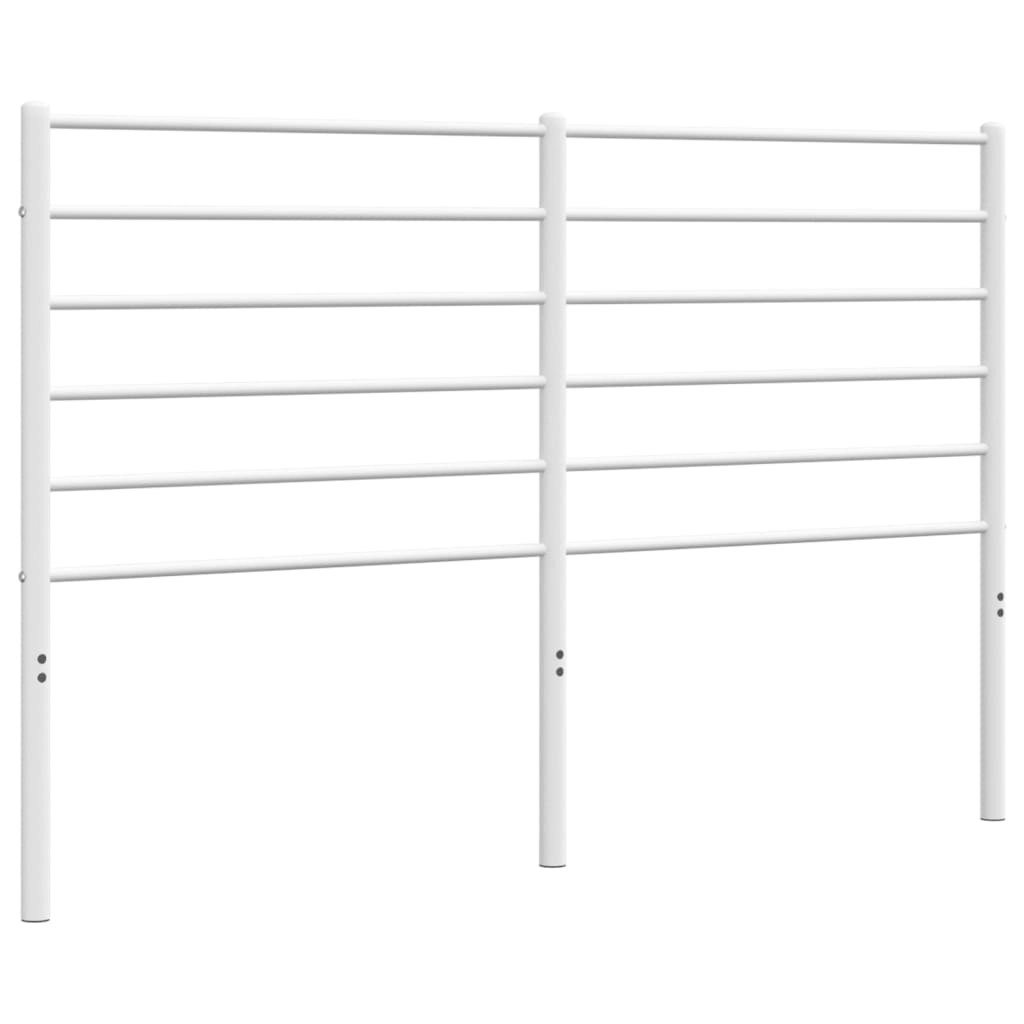 Metal Headboard White 152 cm 352402