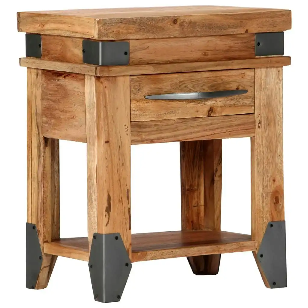 Bedside Cabinet 40x30x51 cm Solid Wood Acacia 282749