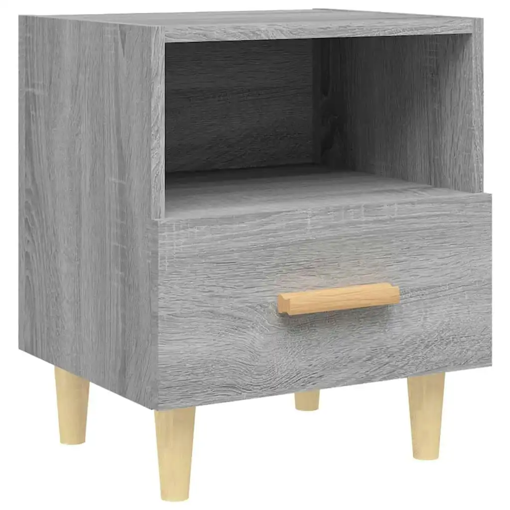 Bedside Cabinet Grey Sonoma 40x35x47 cm 817299