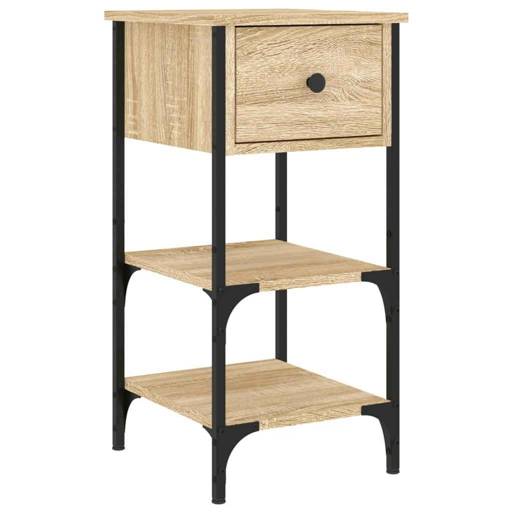 Bedside Cabinet Sonoma Oak 34x36x70 cm Engineered Wood 825975