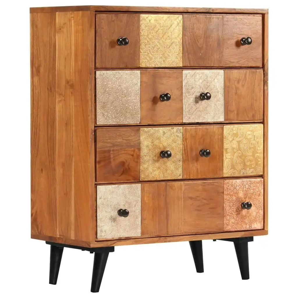 Chest of Drawers 60x30x75 cm Solid Acacia Wood 247681