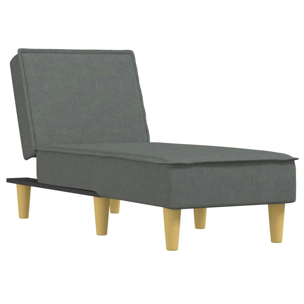 Chaise Longue Dark Grey Fabric 352832