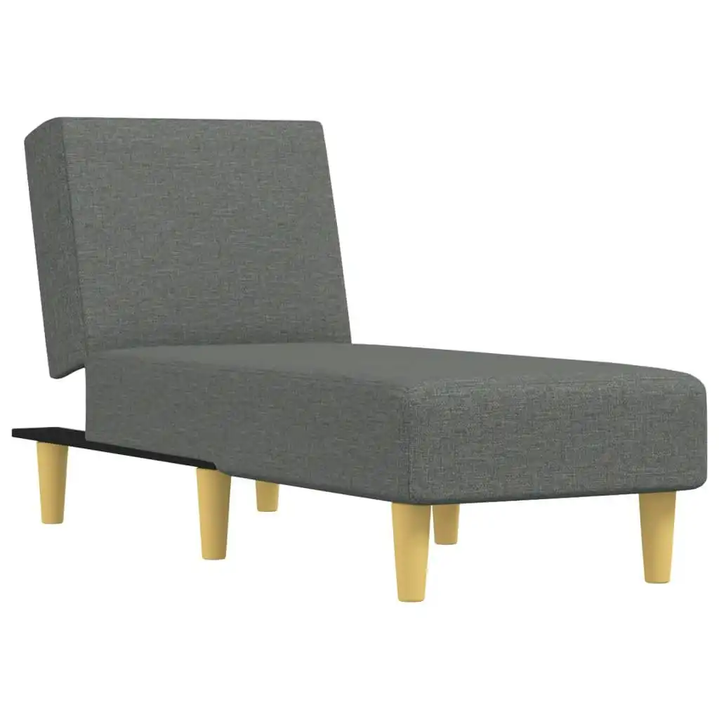 Chaise Longue Dark Grey Fabric 352799