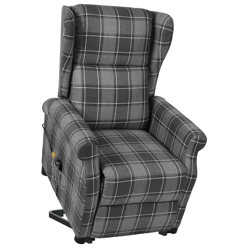 Stand up Massage Chair Grey Fabric 329471