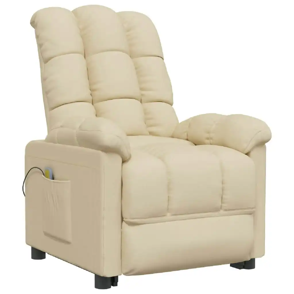 Massage Chair Cream Fabric 342742