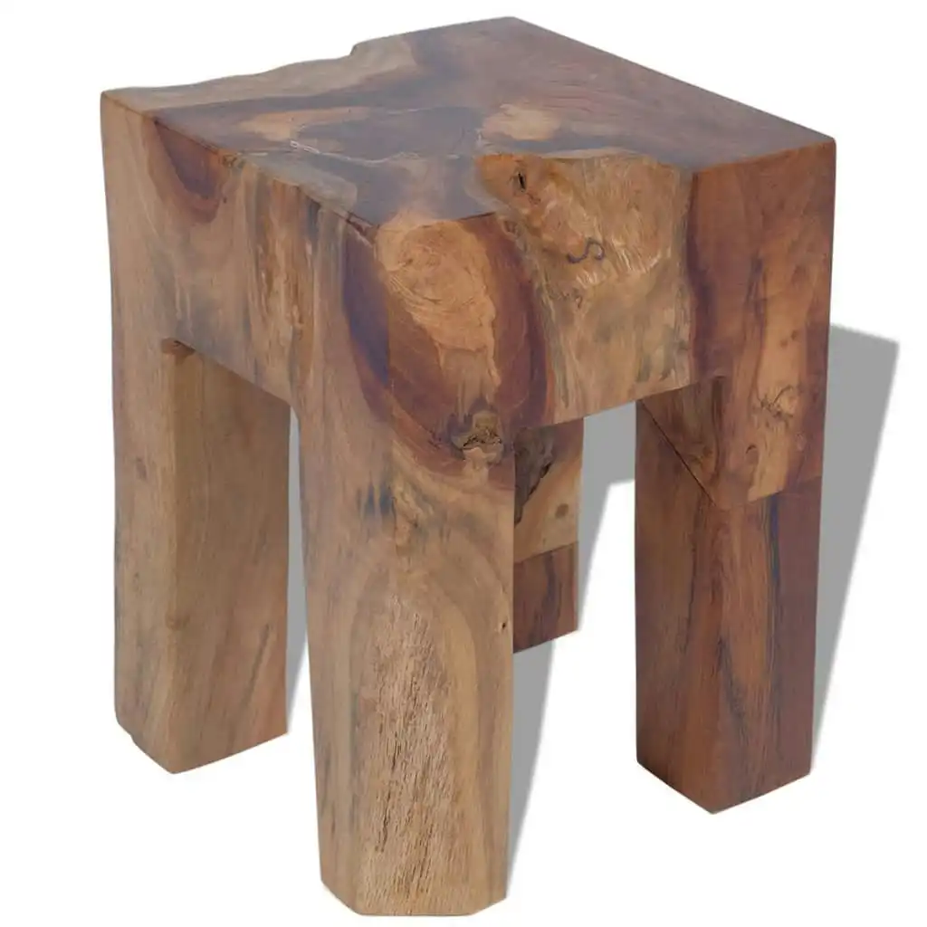 Stool Solid Teak Wood 243471