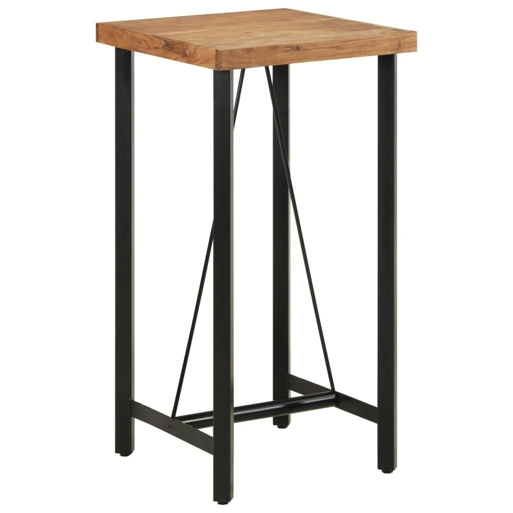 Bar Table 55x55x107 cm Solid Wood Acacia and Iron 356369