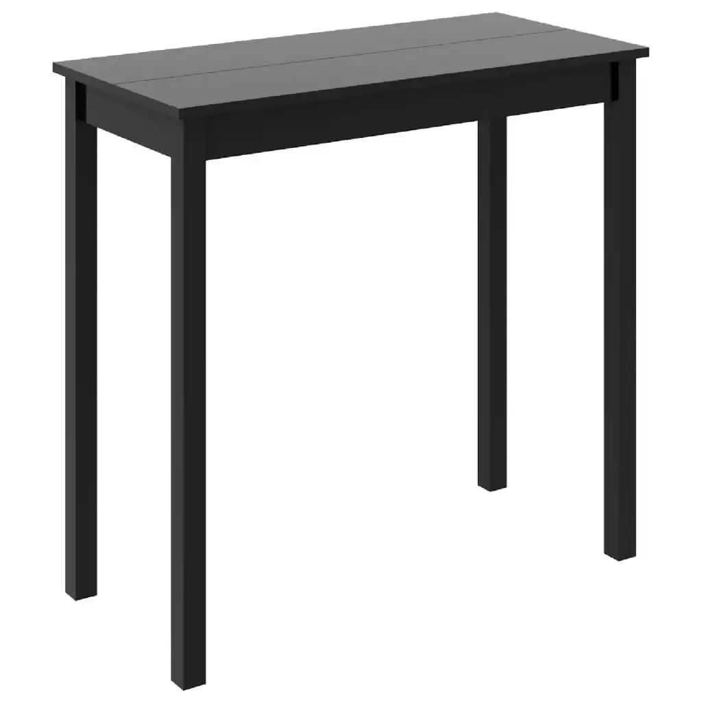 Bar Table MDF Black 115x55x107 cm 240378