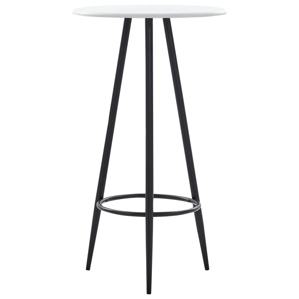 Bar Table White 60x107.5 cm MDF 281544