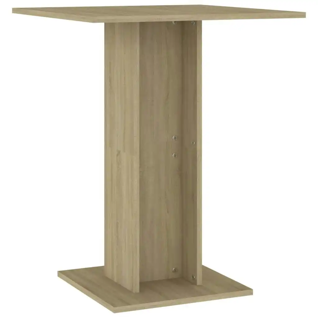 Bistro Table Sonoma Oak 60x60x75 cm Engineered Wood 802105