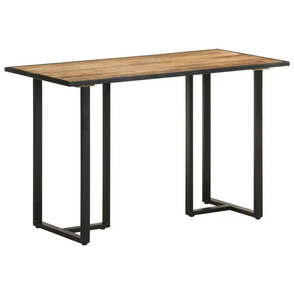 Dining Table 120 cm Rough Mango Wood 320689