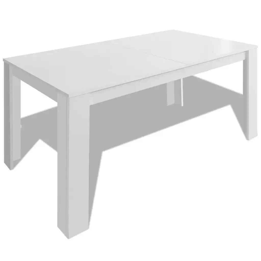 Dining Table 140x80x75 cm White 243056