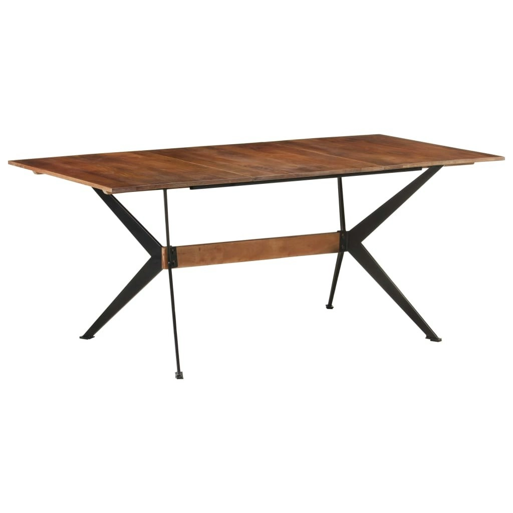 Dining Table 180x90x76 cm Solid Mango Wood 321689