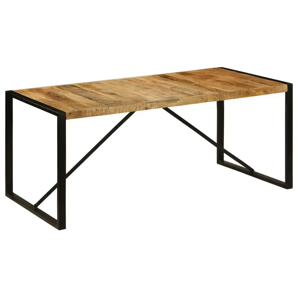 Dining Table Solid Rough Mango Wood 180 cm 243997