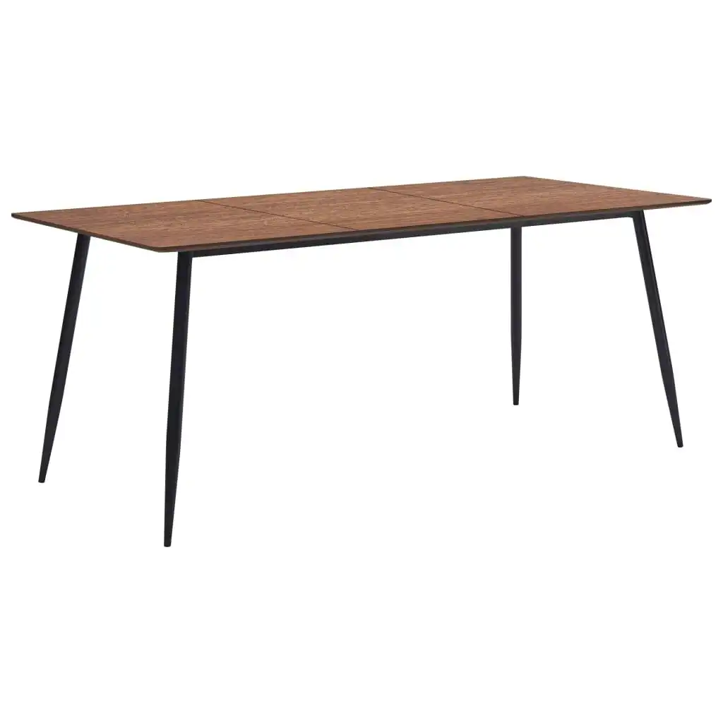 Dining Table Brown 200x100x75 cm MDF 281569