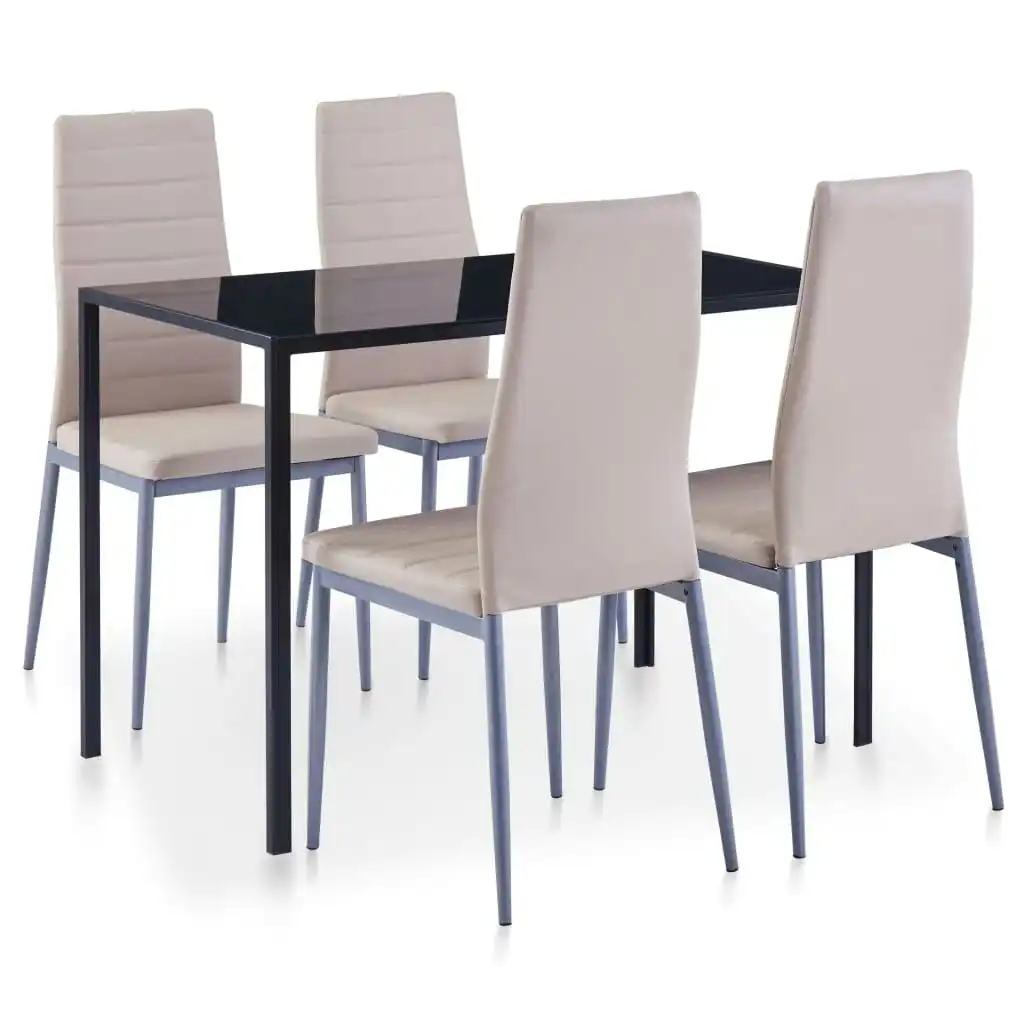 Five Piece Dining Set Cappuccino 281701