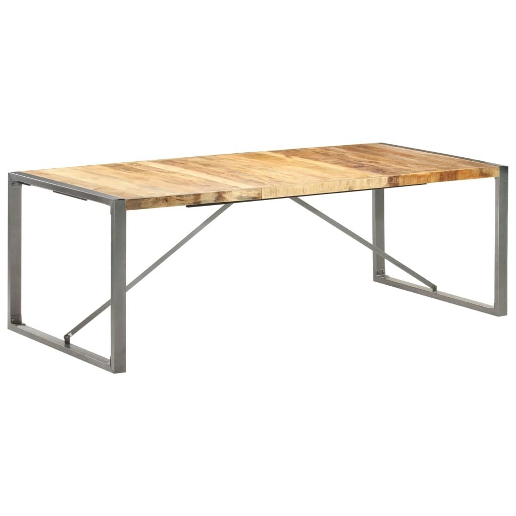 Dining Table 220x100x75 cm Solid Wood Mango 321566