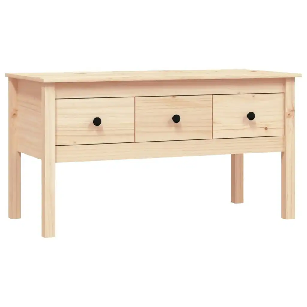 Coffee Table 102x49x55 cm Solid Wood Pine 820941