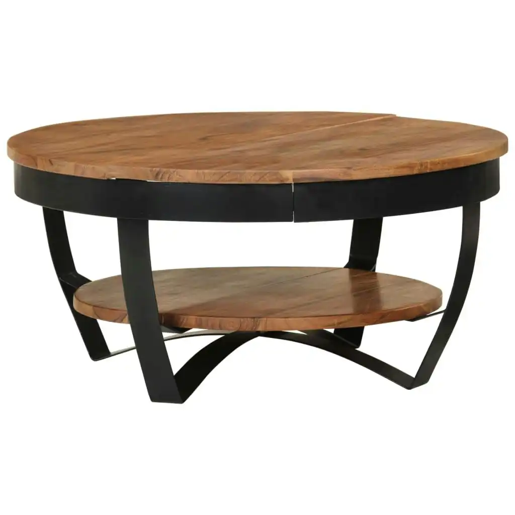 Coffee Table 65x65x32 cm Solid Acacia Wood 289616