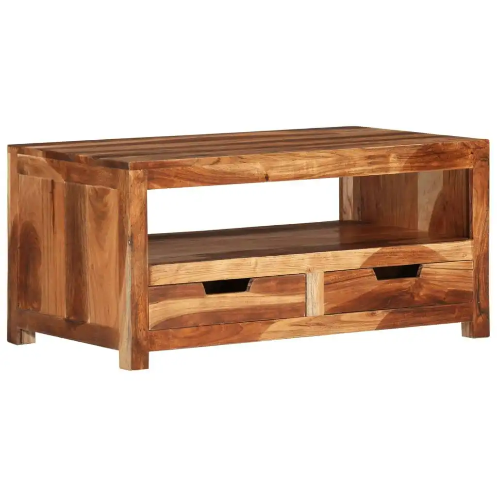 Coffee Table 84x49x40 cm Solid Wood Acacia 339509