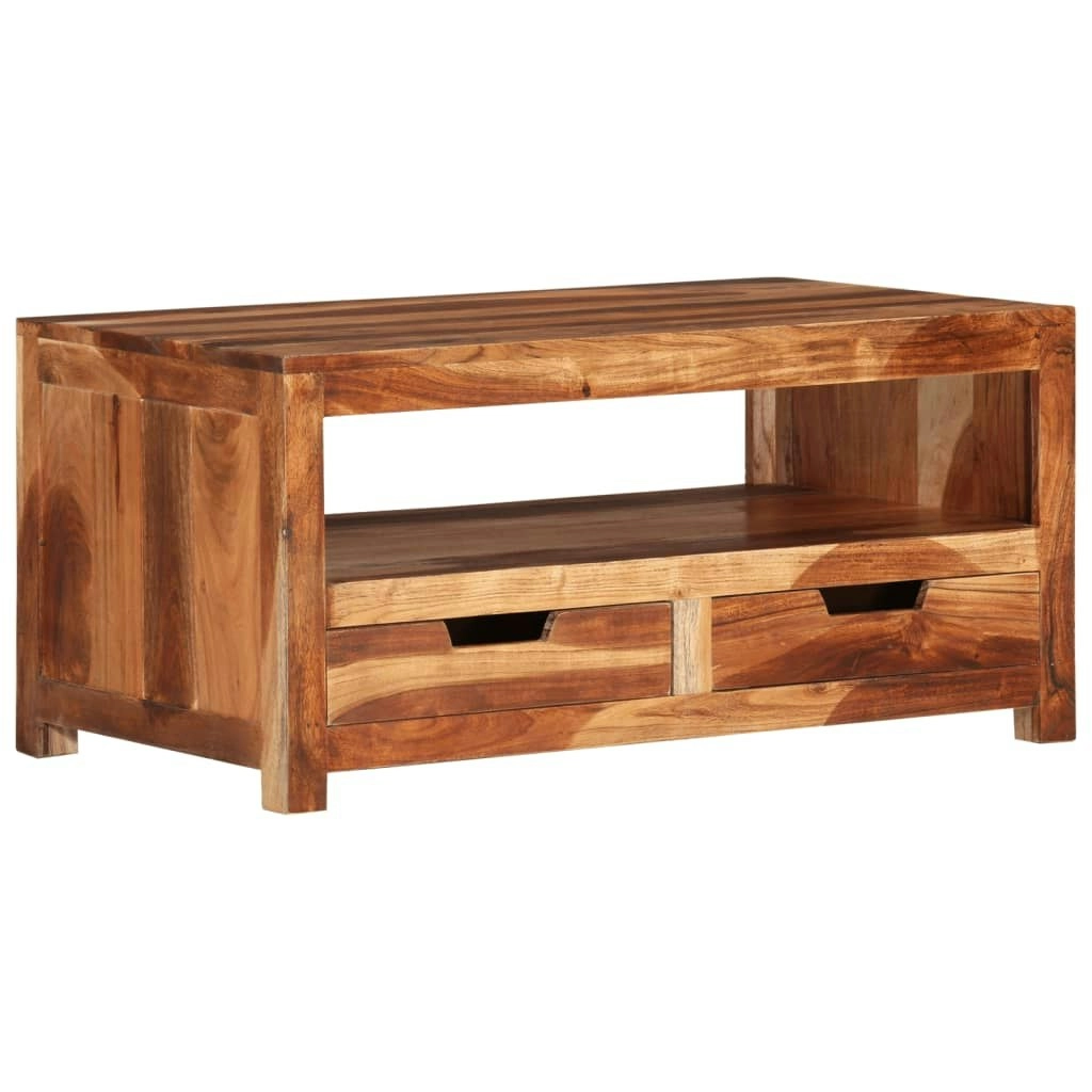 Coffee Table 84x49x40 cm Solid Wood Acacia 339509