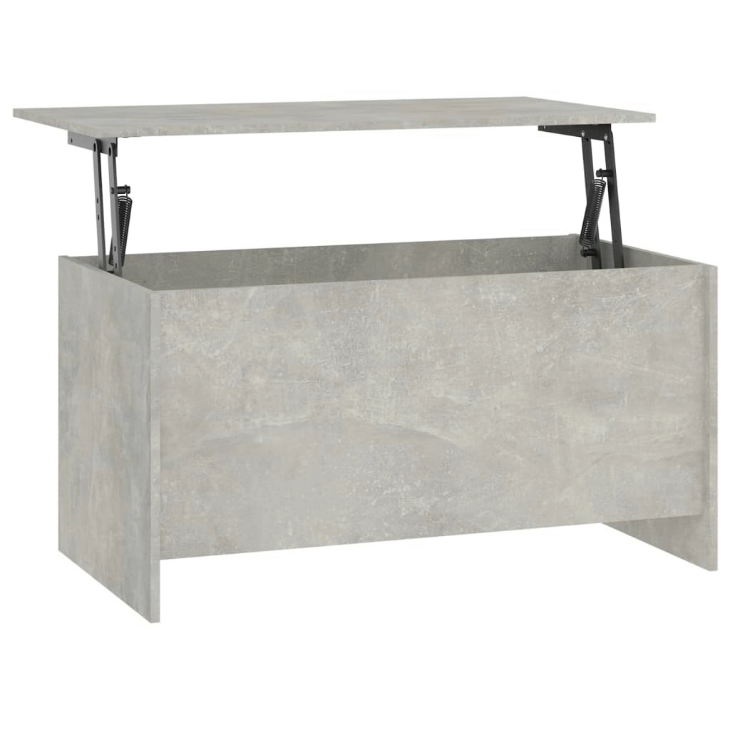 Coffee Table Concrete Grey 102x55.5x52.5 cm Engineered Wood 809669