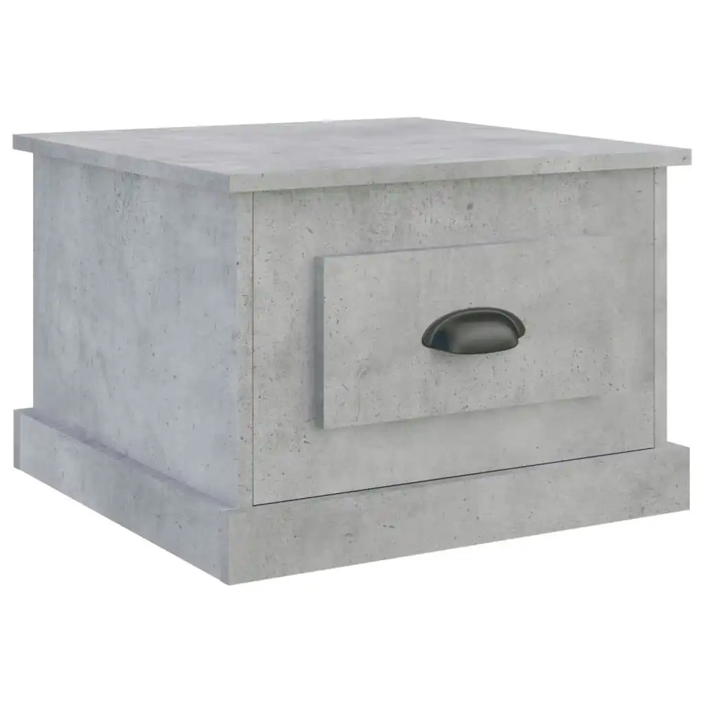 Coffee Table Concrete Grey 50x50x35 cm Engineered Wood 816252