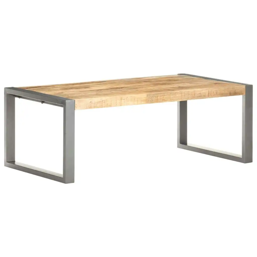 Coffee Table 110x60x40 cm Rough Mango Wood 321556