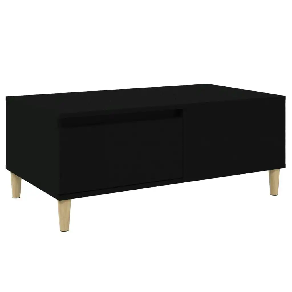 Coffee Table Black 90x50x36.5 cm Engineered Wood 821109