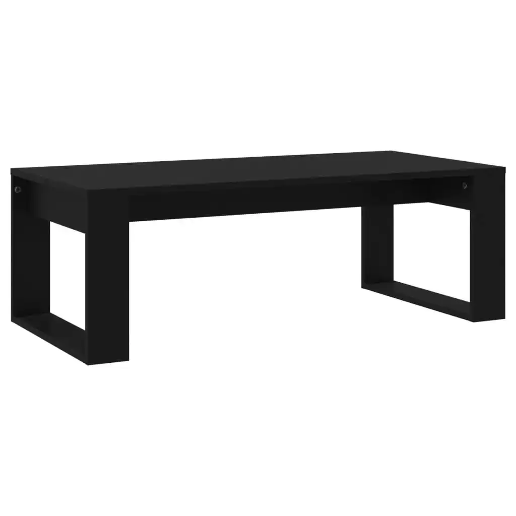 Coffee Table Black 102x50x35 cm Engineered Wood 823359