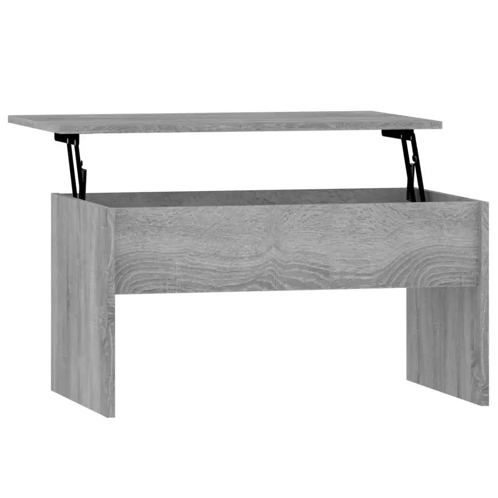 Coffee Table Grey Sonoma 80x50.5x41.5 cm Engineered Wood 819288