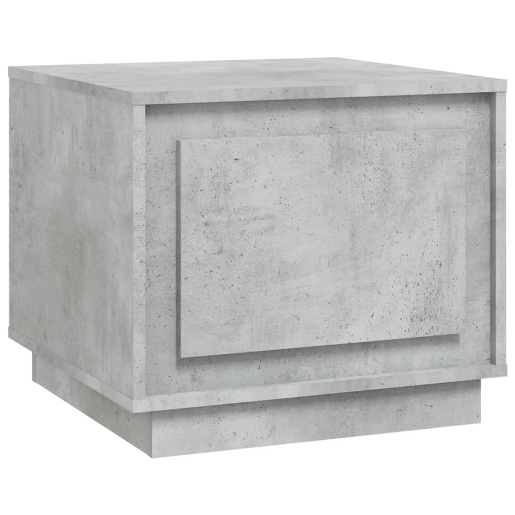 Coffee Table Concrete Grey 51x50x44 cm Engineered Wood 819872