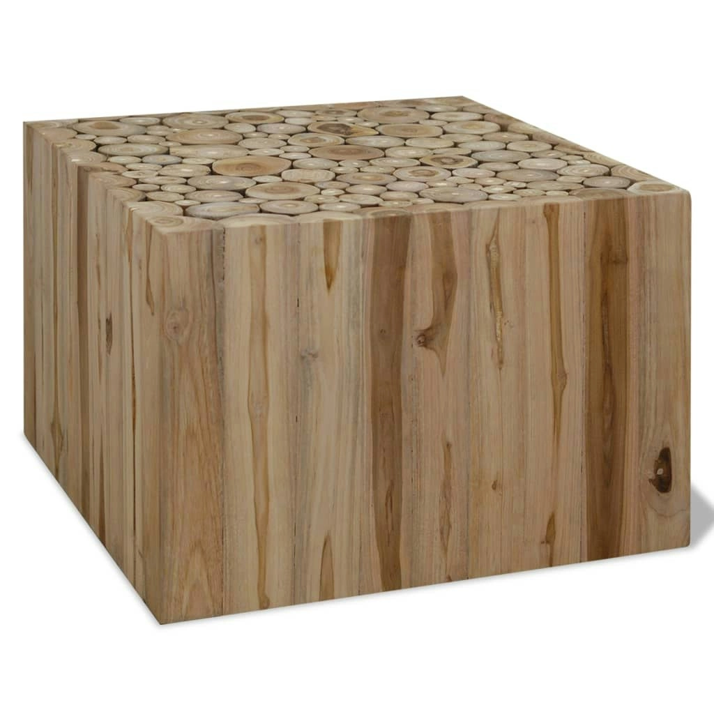 Coffee Table Genuine Teak 50x50x35 cm 244555