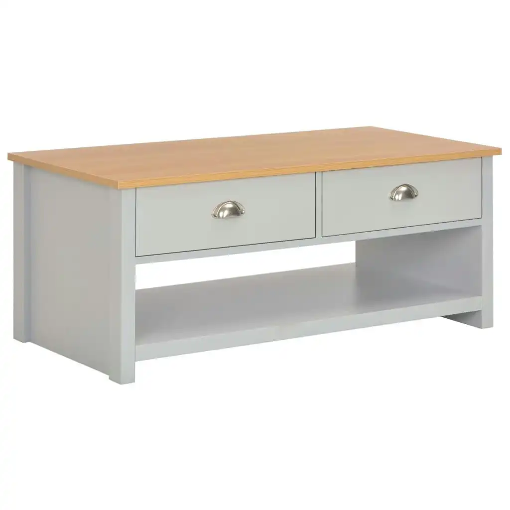 Coffee Table Grey 100x50x42 cm 283738