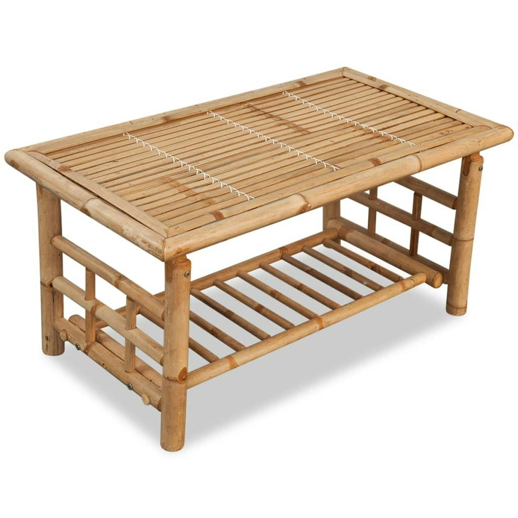 Coffee Table Bamboo 90x50x45 cm 243713