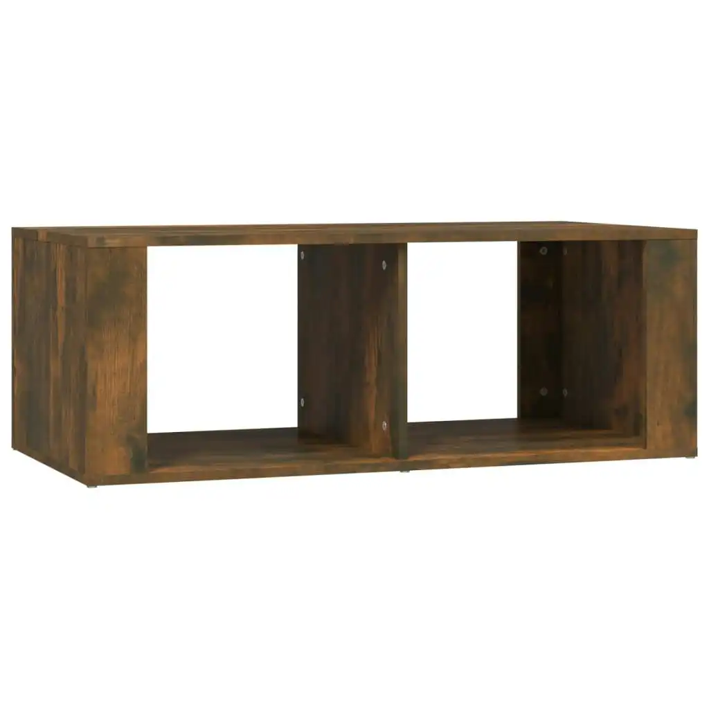 Coffee Table Smoked Oak 100x50x36 cm Engineered Wood 816525