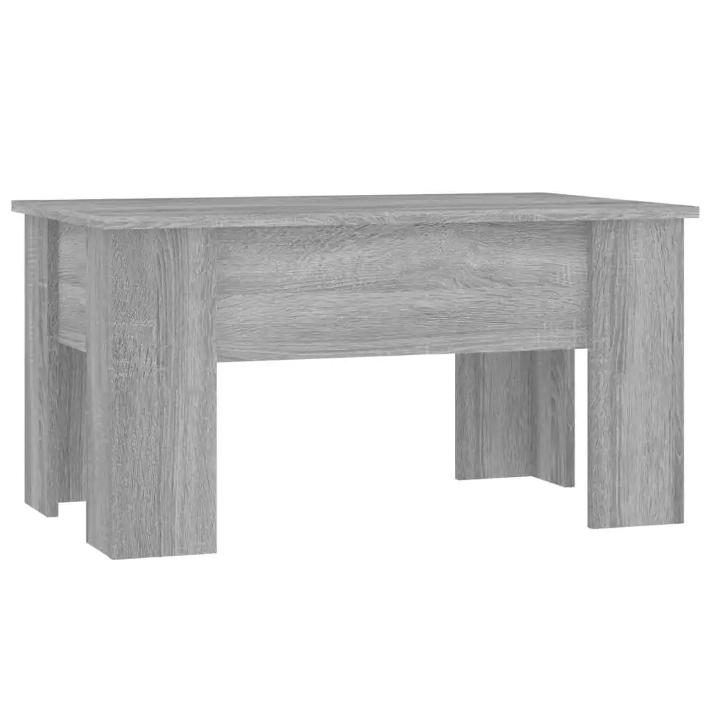 Coffee Table Grey Sonoma 79x49x41 cm Engineered Wood 819282