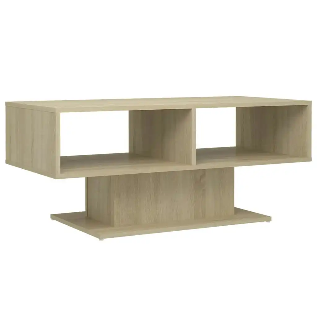 Coffee Table Sonoma Oak 103.5x50x44.5 cm Engineered Wood 806825