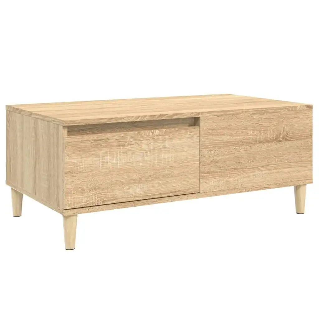 Coffee Table Sonoma Oak 90x50x36.5 cm Engineered Wood 821111