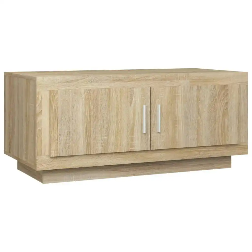 Coffee Table Sonoma Oak 102x50x45 cm Engineered Wood 811811