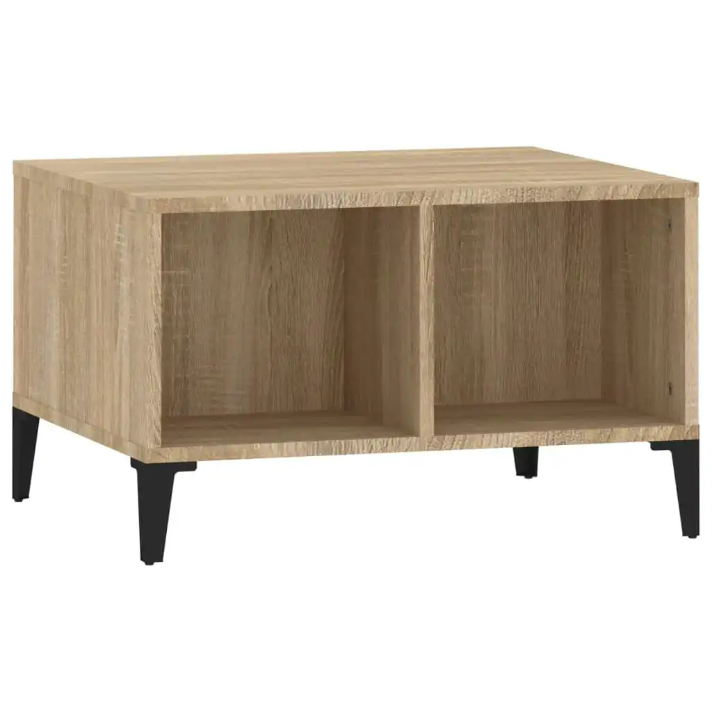 Coffee Table Sonoma Oak 60x50x36.5 cm Engineered Wood 821039