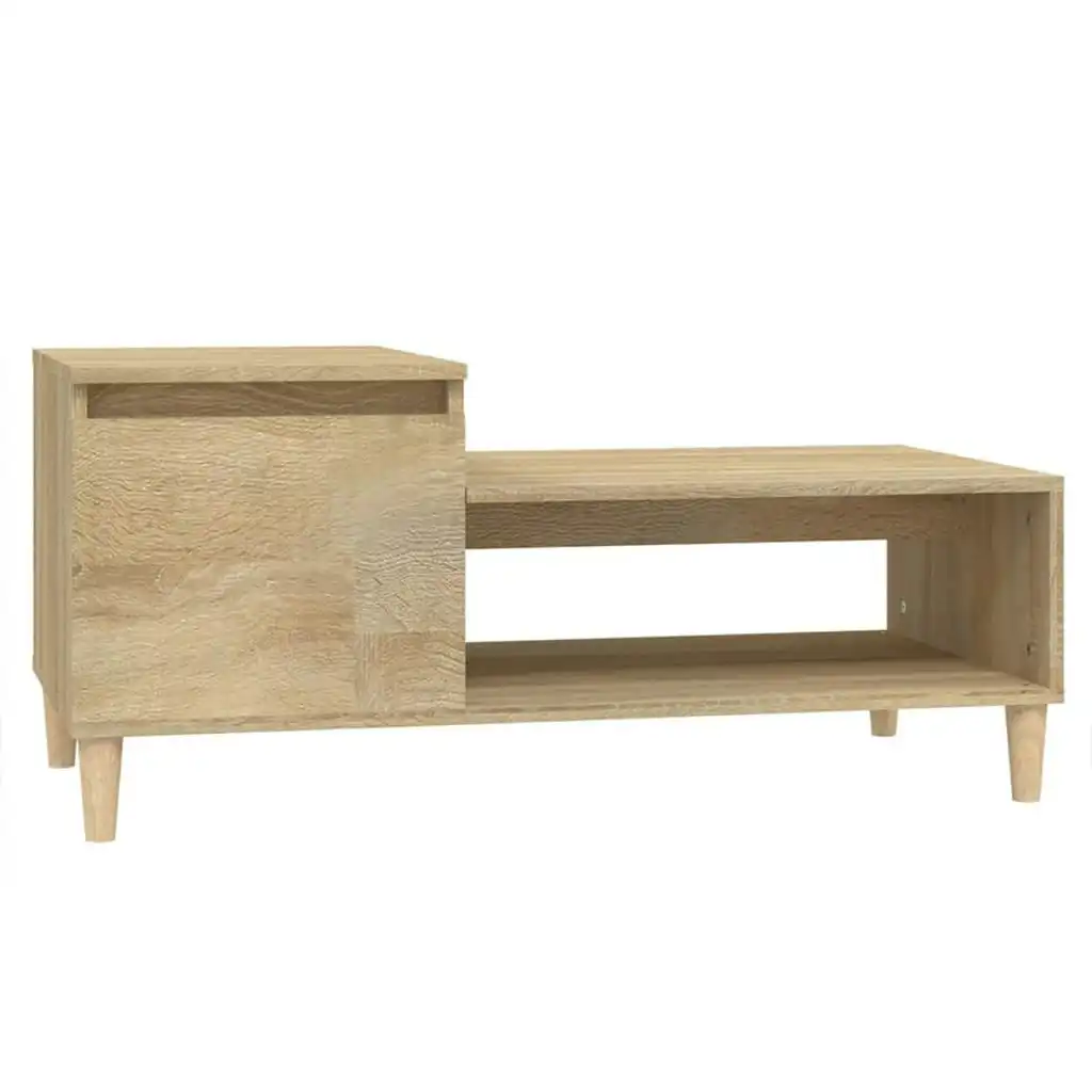 Coffee Table Sonoma Oak 100x50x45 cm Engineered Wood 821127